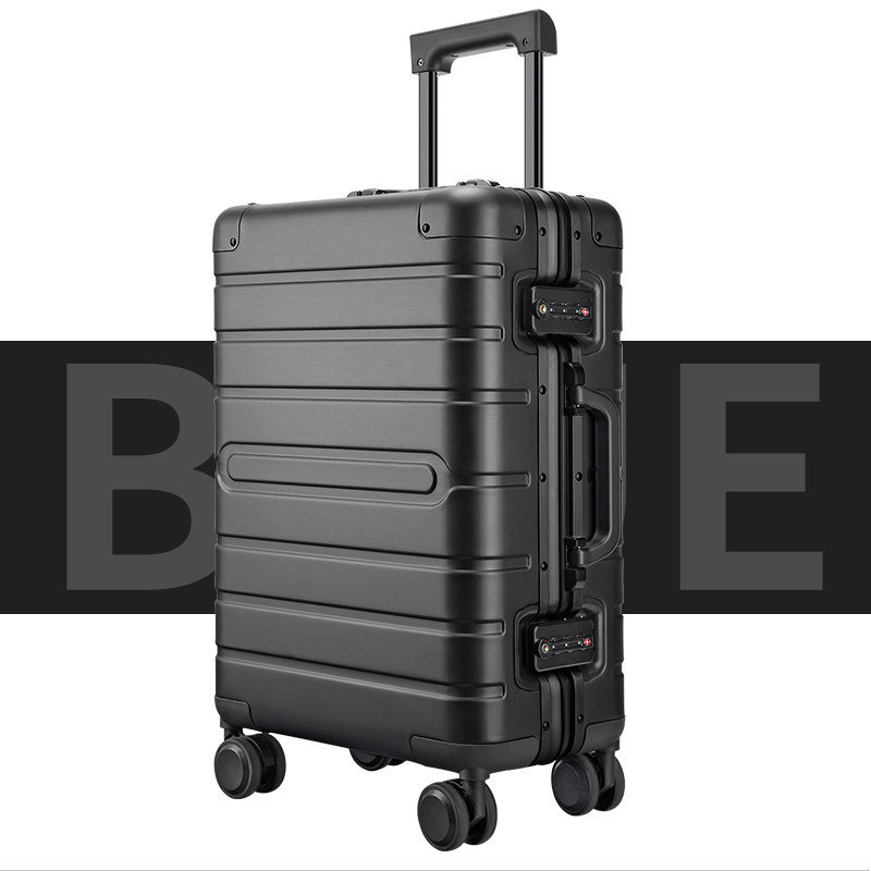 luggage bags 2022 Universal wheel 20-inch metal boarding box suitcase set traveling bags sample luggage suitcase 3pcs set