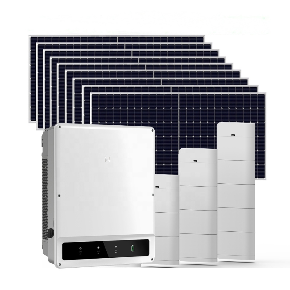 Complete solar energy system 15kw solar kit panel 20kw off grid solar ...