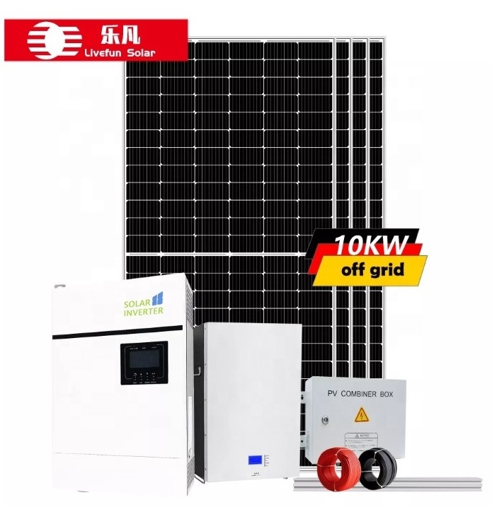 Electricity solar kit 15kw 20kw 25kw 30kw off grid solar generator power best price generators for commercial use