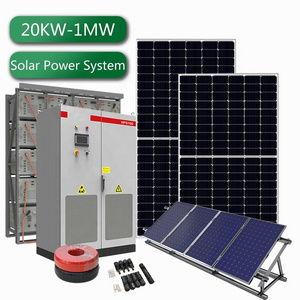 30kW Hybrid complete with Panels Solar energy power electric fence photovoltaic system kit 40kw 50kw solar panels system