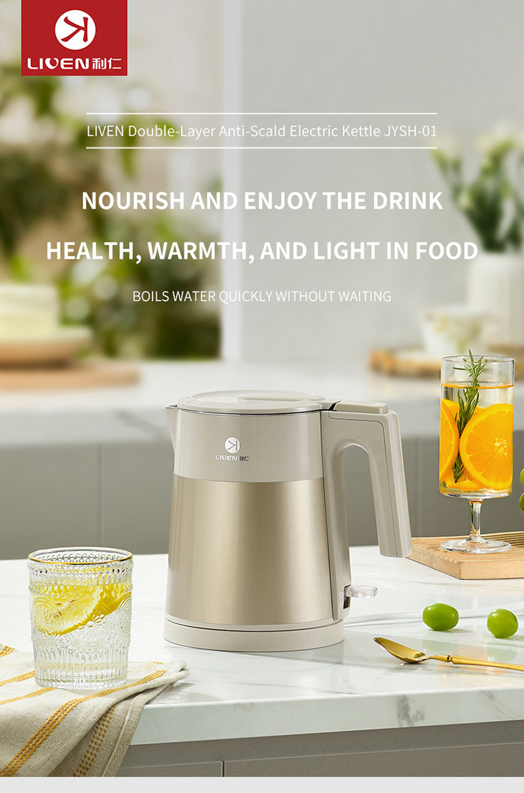 Keet warm adjust control Low silence Electric Kettle 1L Smart Steel Automatic Power Off Stainless Steel Electric Kettle