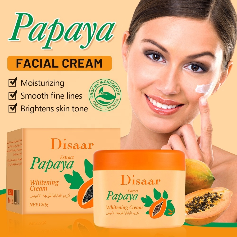 Moisturizing Papaya Whitening Cream Anti Wrinkle Face Cream Vitamin E Anti Aging Cream For Day Or Night