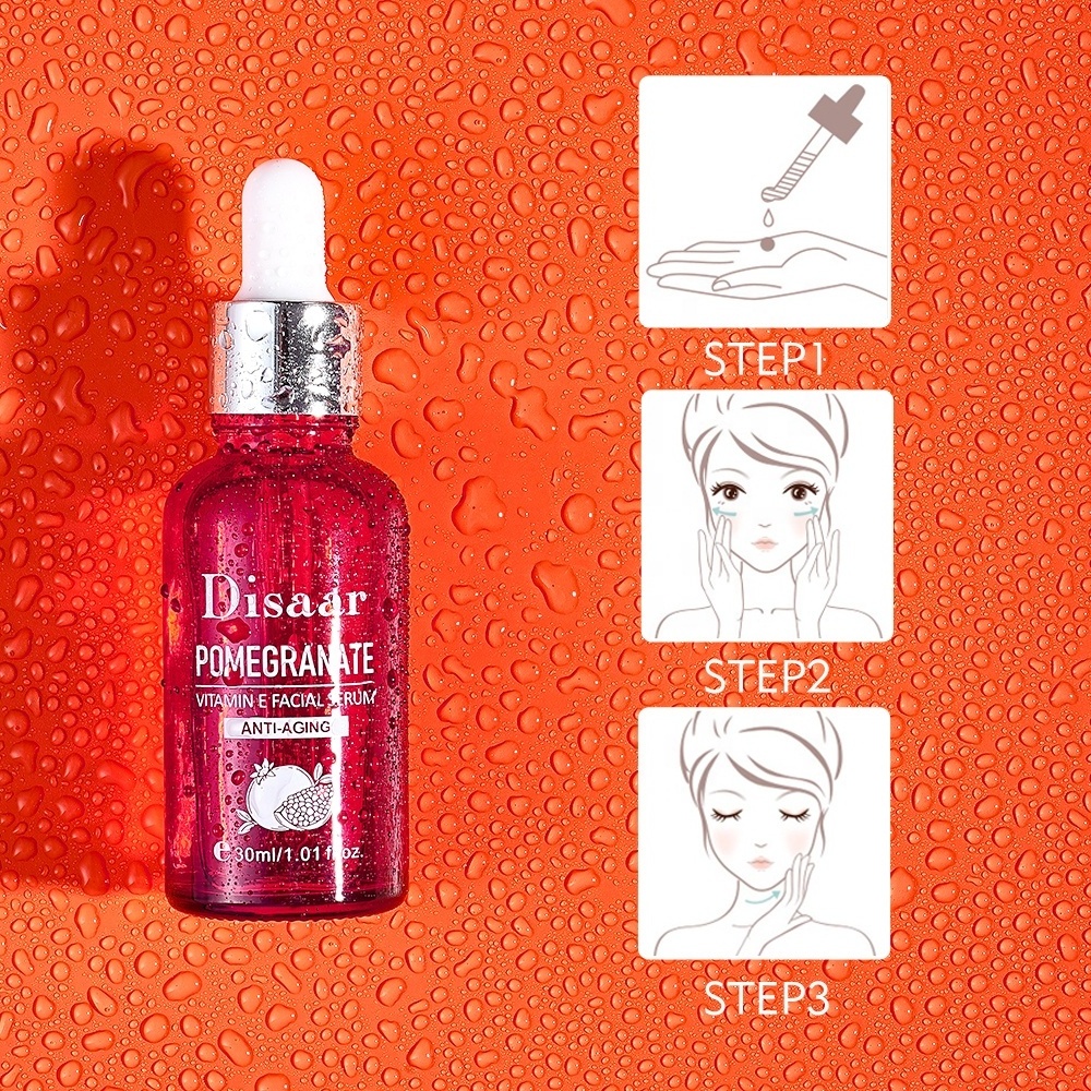 Disaar red pomegranate skin care serum pore shrinking serum hydrating face serum