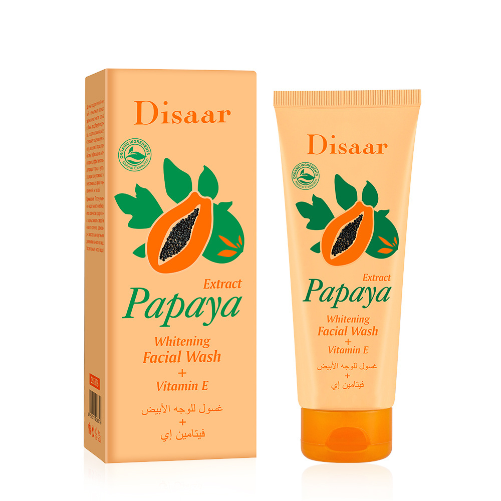 Disaar Papaya Facial Wash with Vitamin E Daily Skin Care Hand Cream for Adult Women Face Cream & Lotion Products