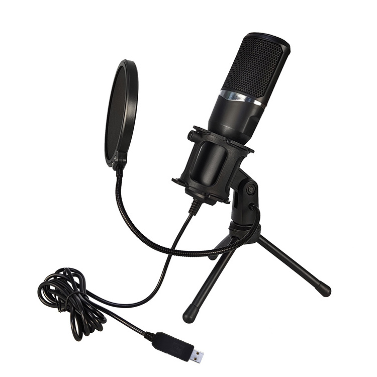 Plastic Microphone Recording Microphone For Singing Studio Microphones for PC Gaming Streaming Podcasting