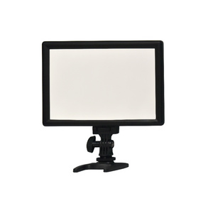 LED Panel Light Soft Video Key Light On Camera Panel Lamp with LCD Display Dimmable Bi-Color 3200-5600K CRI95+