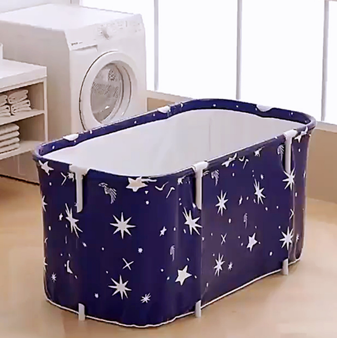 Separate Family Bathroom SPA Tub Keep Temperature Foldable Soaking Bathing Tub for Adults