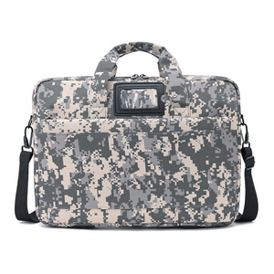 One shoulder large capacity portable camouflage document Laptop Briefcase