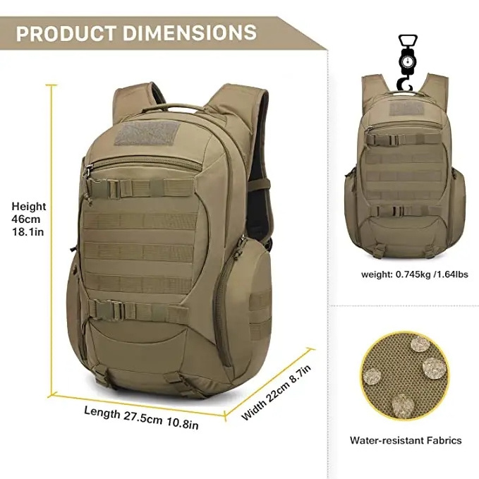 Custom camping hiking daypacks molle tactical backpack