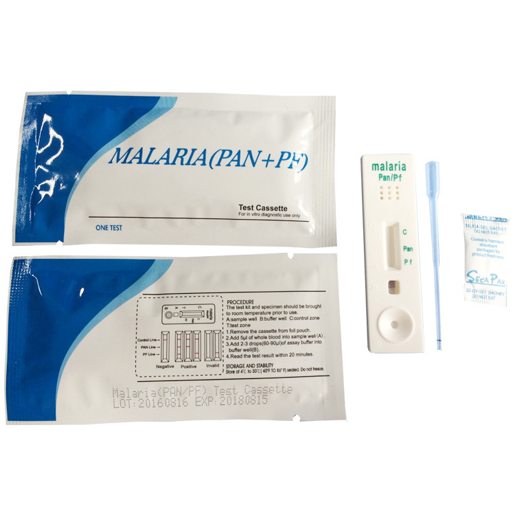 malaria rapid diagnostic test kit( Malaria Pan/Pf uncut sheet)