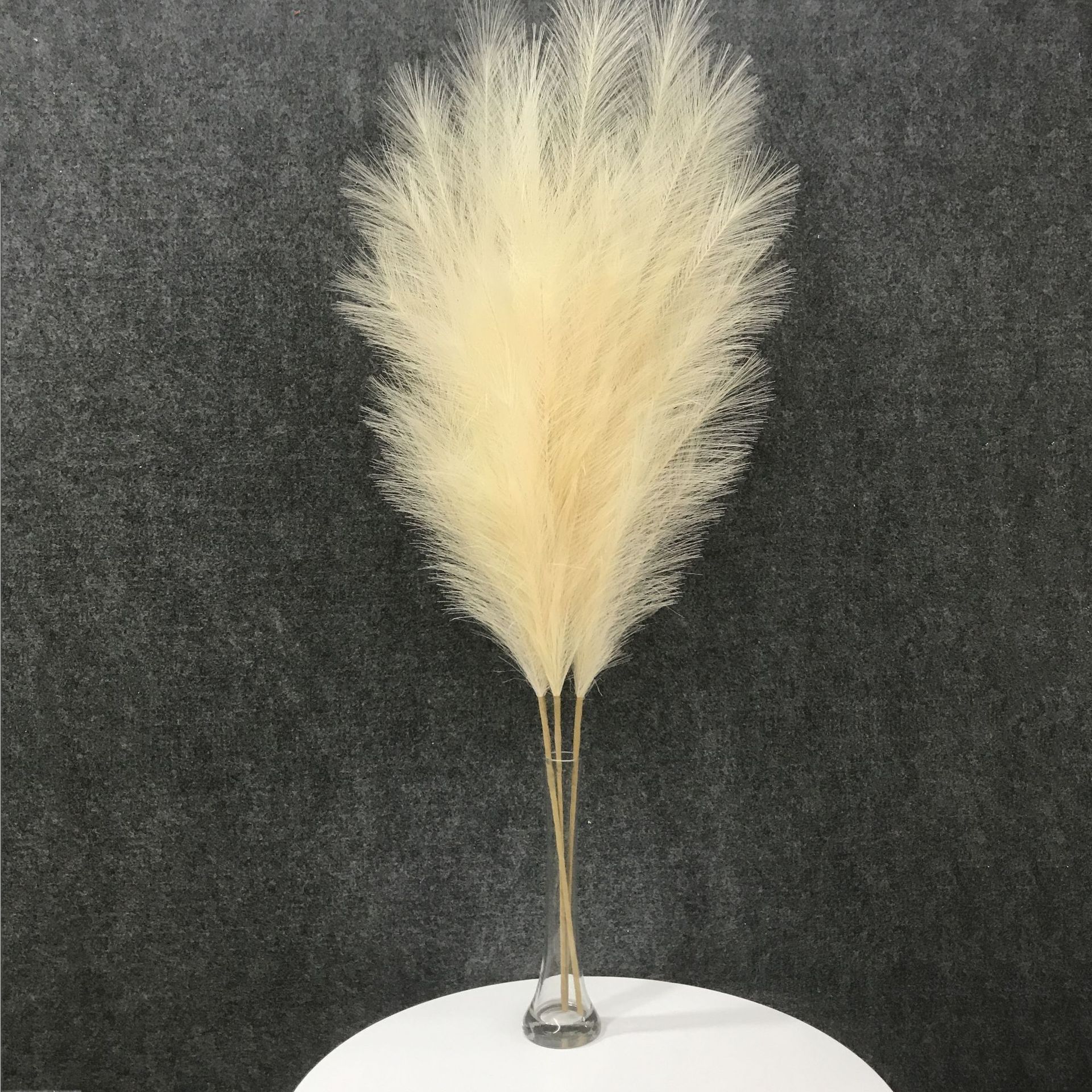 Amazon Hot Selling Faux Pampas Grass Artificial centerpiece Flowers Large Pampas Grass For Decoration