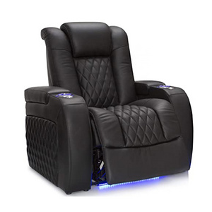 Baihai modern electric reclining home theater chair leather single leather recliner sofa