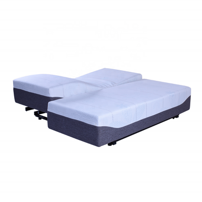 Split King Adjustable Bed Slats Okin Motor Electric Adjustable Bed