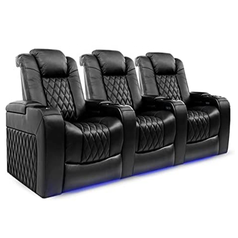 Baihai modern electric reclining home theater chair leather single leather recliner sofa