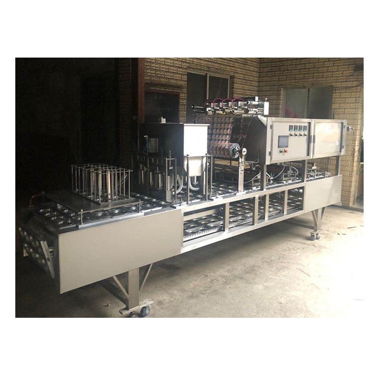 Water cup filling and sealing machine plastic k cup jelly milk yoghurt ice cream filling machine