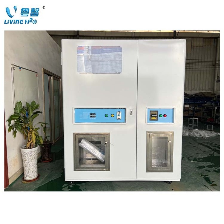 Outdoor Ice dispenser with ice maker 160-450kg ice and water vending machines with auto bag seal