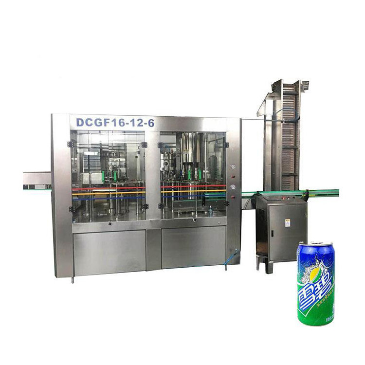 Beer can filler and seamer machine aluminium can carbonated drinks packaging closing pressing machine