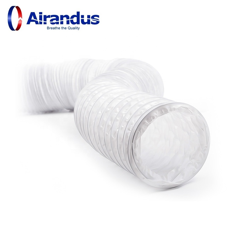 Factory price hose air duct fire resistance pvc flexible duct for HVAC System