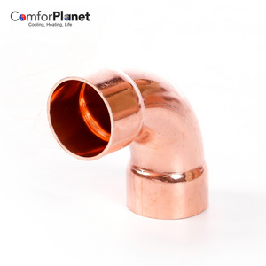 High quality plumbing material three Way four Way Copper Female Equal copper pipe fittings for air condition