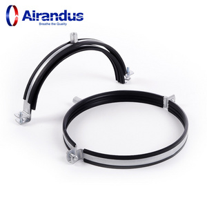 HVAC air conditioner circular flange clamp american type stainless steel Spiral hose pipe duct Clamp