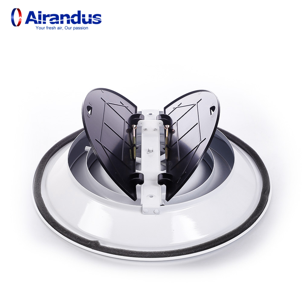 HVAC Supply and Exhaust aluminum adjustable air vent air conditioning duct Round Ceiling air Diffuser