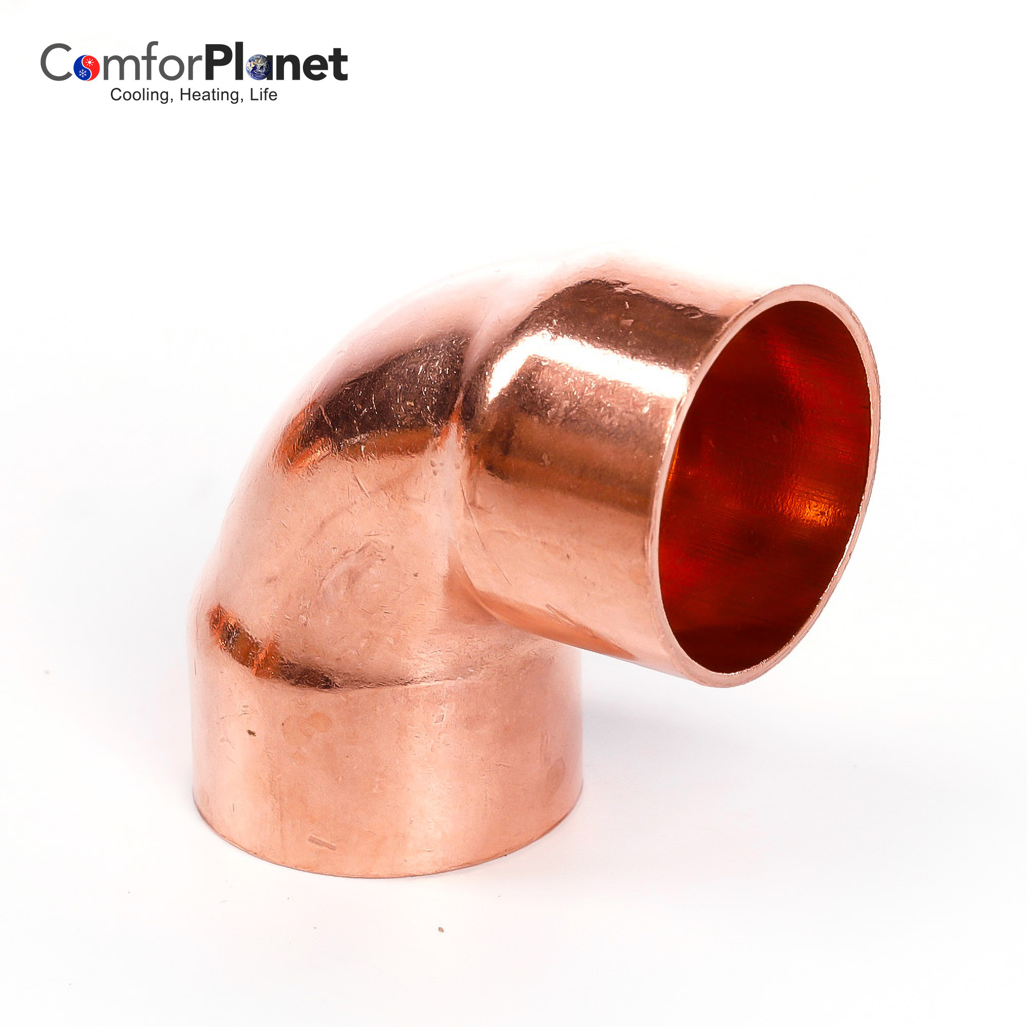 High quality plumbing material three Way four Way Copper Female Equal copper pipe fittings for air condition