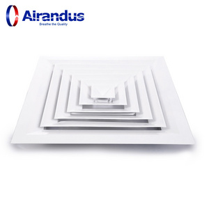 HVAC System Diffusers Square Aluminium Air Conditioning Ceiling air vent air grille