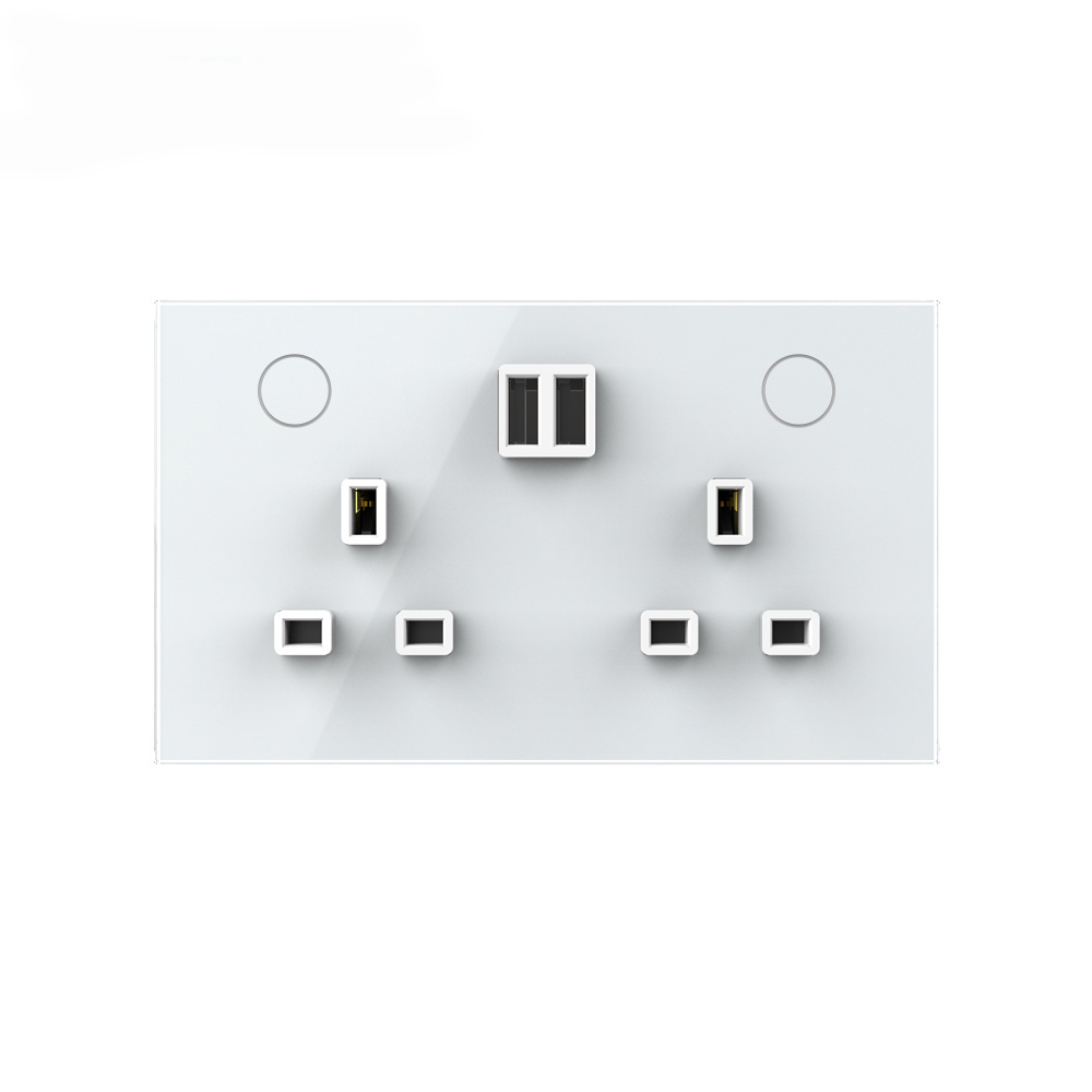 livolo new led lamp uk combination switch grounding universal auto double switches socket with usb