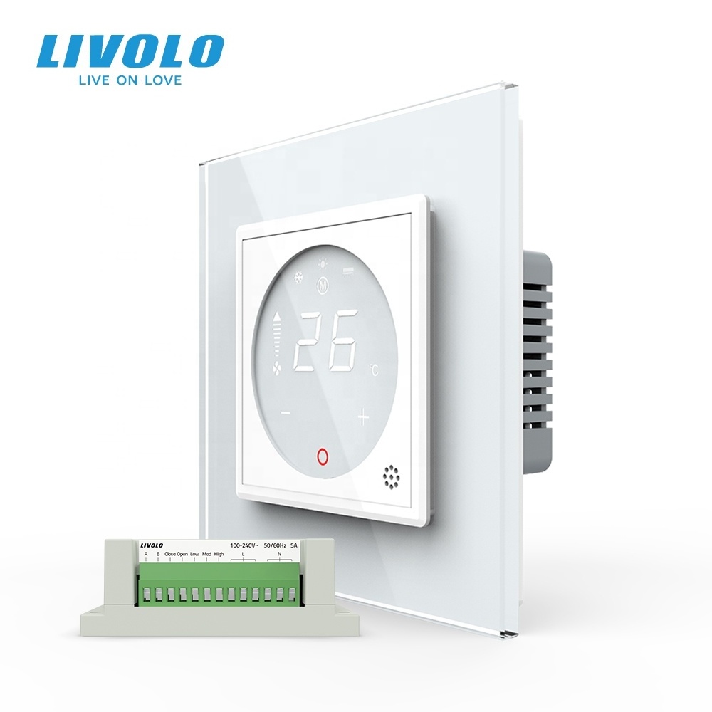 LIVOLO New Display LCD Touch Screen Central Air Conditioning Thermostat Temperature Controller