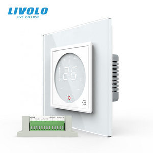 LIVOLO New Display LCD Touch Screen Central Air Conditioning Thermostat Temperature Controller