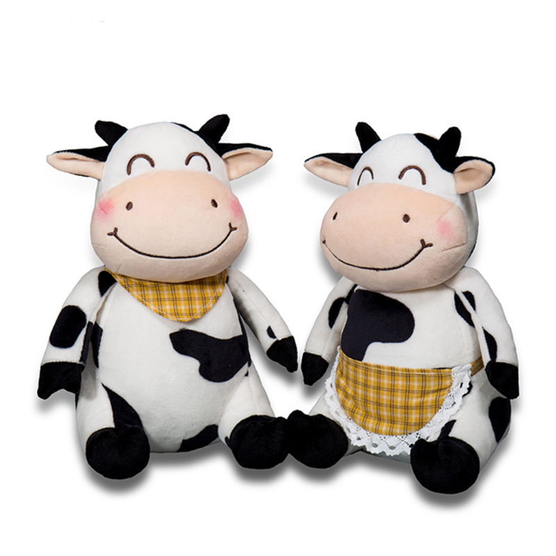 Custom Plush toys Cute bull Super Soft Cute Cow Special Adorable Cows Fluffy Wholesale Stuffed Animal Toy for Kids