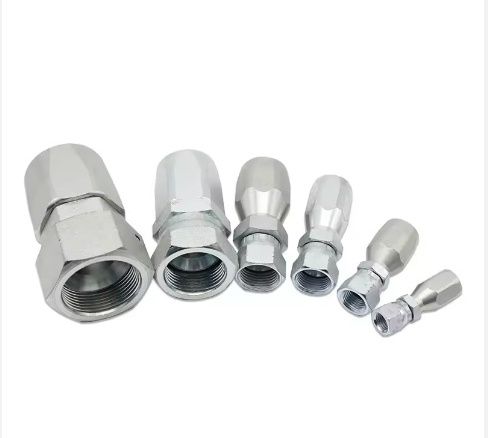 29611D JIS Female Double hex hydraulic hose fitting Carbon steel double hexagon connector