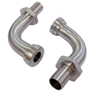 Customized 90 Degree Female 60 Cone Hydraulic Hose Pipe Fitting Elbow Swivel Jic Type UNF 1/2 Manufacture