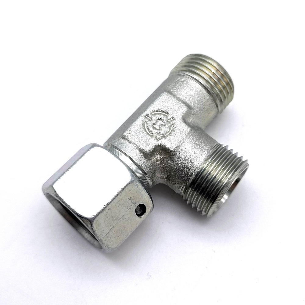 High Press Male Thread NPT BSP UNF JIC O-ring Carbon Steel Pipe Joint Fitting Quick Coupling Tee