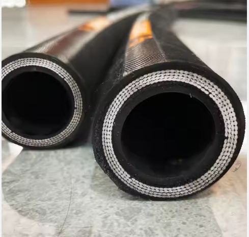 SAE100 R1 R2 4SH 4SP 1 roll hydraulic hose pipe HOSE CONNECT flexible rubber