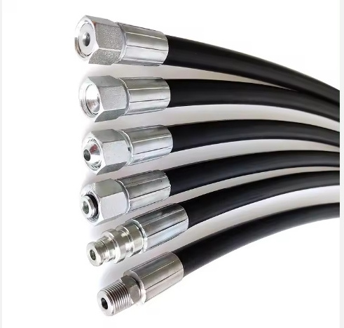 SAE100 R12 Heavy Duty Rubber Hydraulic Hose with Wrap For Sale fuel Oil pipe