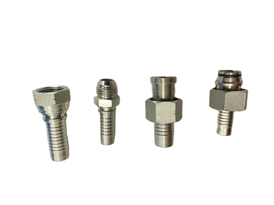 Wholesale Hydraulic hose manufacturers sleeves stainless steel ends crimp fitting fittings machine for hydraulic hoses