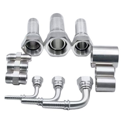 Wholesale Hydraulic hose manufacturers sleeves stainless steel ends crimp fitting fittings machine for hydraulic hoses