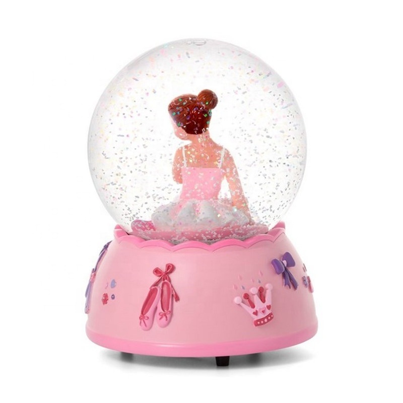 Dance Gifts for Girls Resin Ballerina Snow Globe Kids Snow Globe