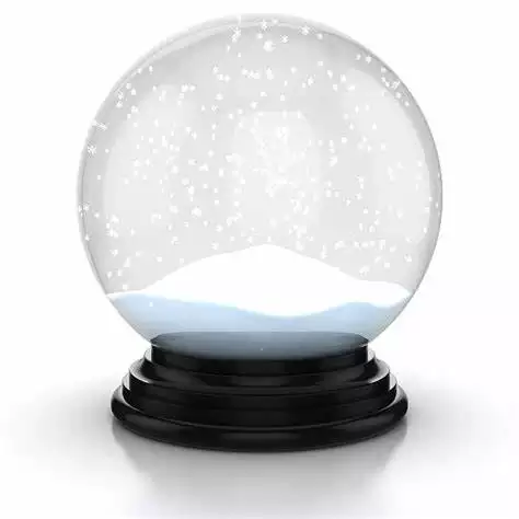 Wholesale Customize Size Resin Black Base DIY Kit Snow Globe Empty Snowballs Water Snow Globe Container