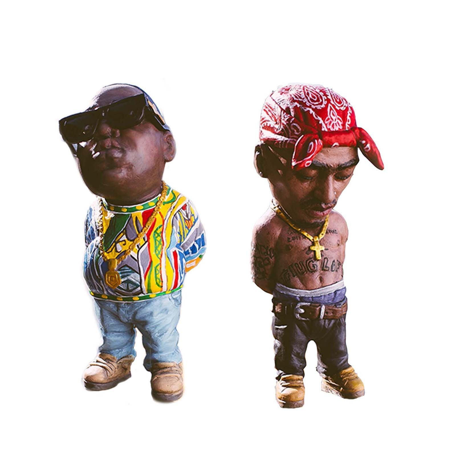 Legend Hip Hop Rapper Commemorative Resin Statue Bobblehead Dolls Custom Resin Figurines