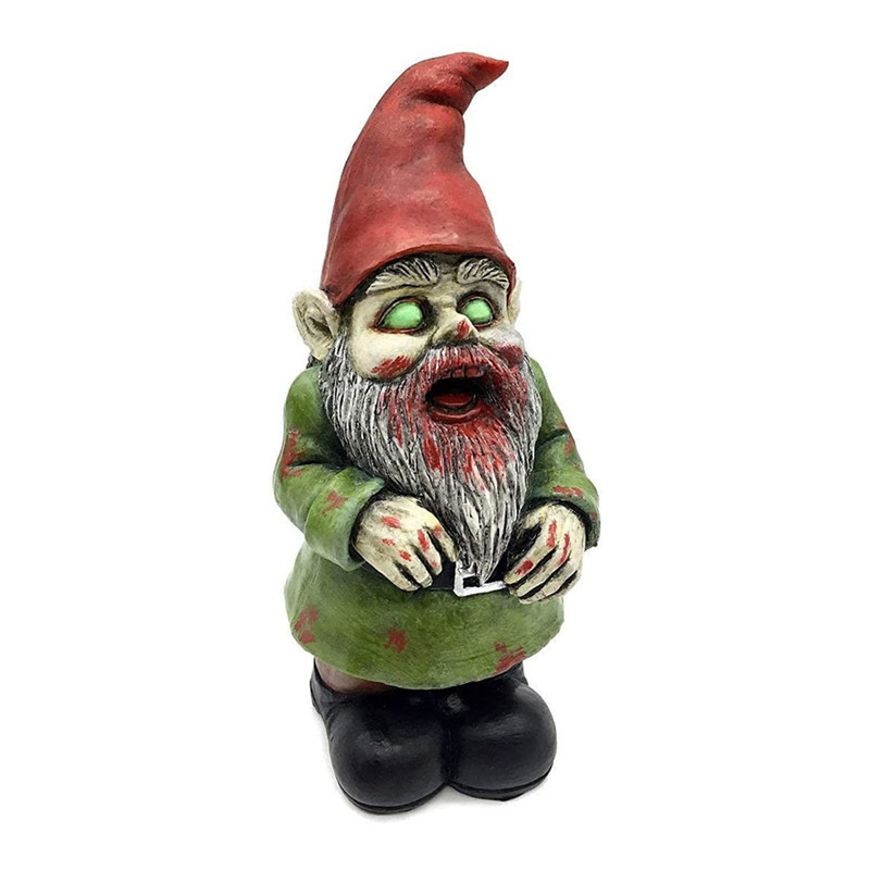 The Walking Dead Figure Resin Horror Movie Garden Zombie Gnome Lawn Decoration