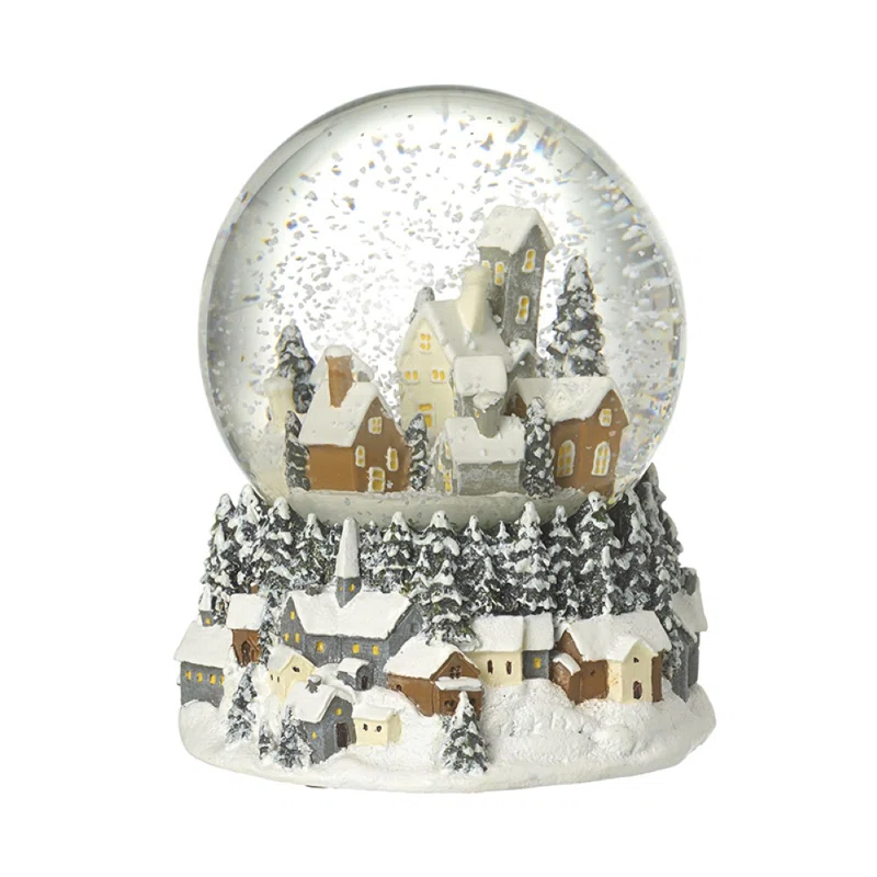 High Quality Snow Globes Christmas 2024 Custom 100mm Water Globes Wholesale