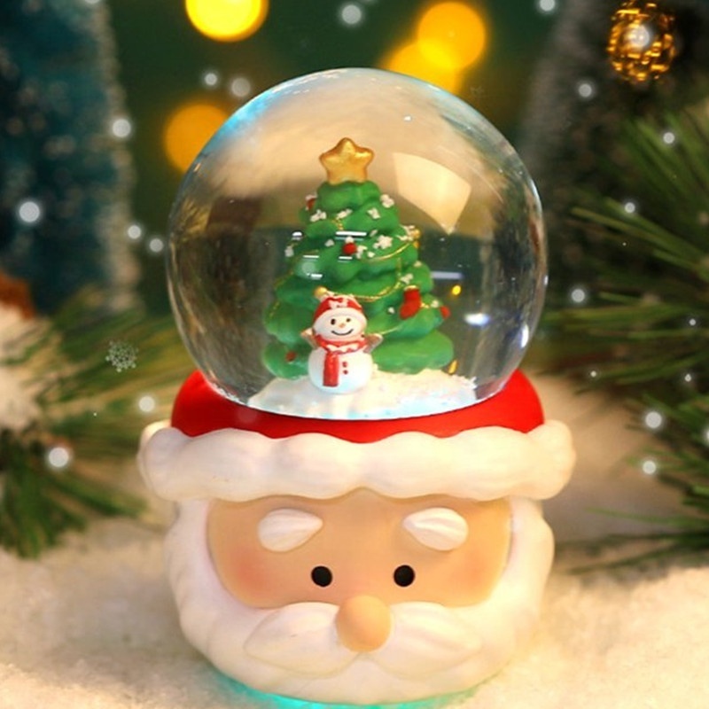 Polyresin Empty Snow Globe With Snow Flake Inside DIY Snow Globe