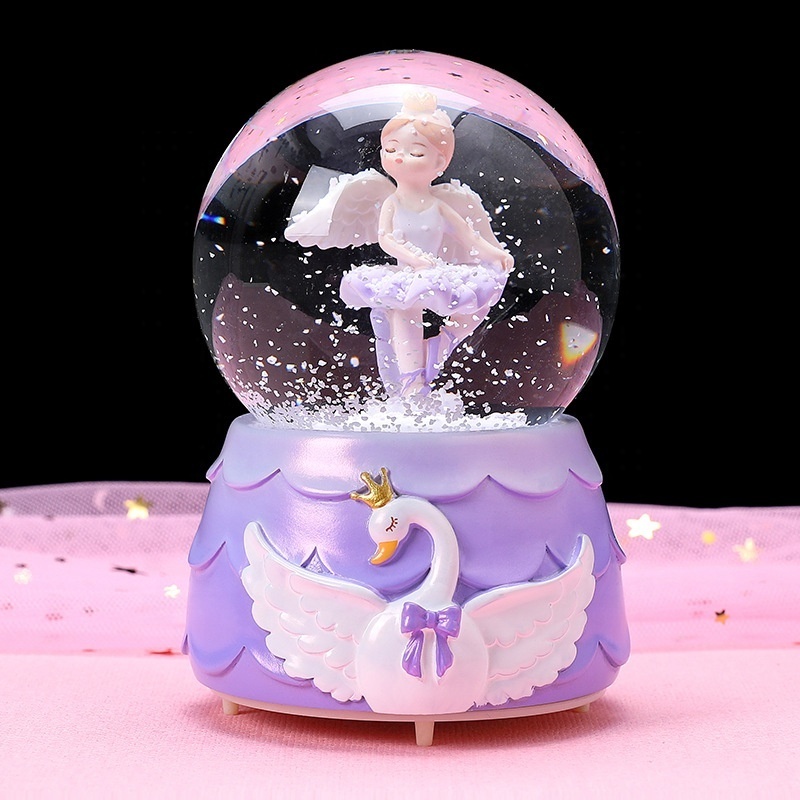 Wholesale Little Girl Gifts  Ballerina Crystal Ball Music Ballerina Snow Globe