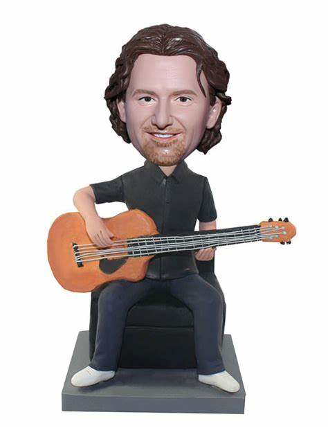 Custom Bobblehead Resin Musician Figure Home Decoration Polyresin Bobblehead Figurine For Souvenir Gifts