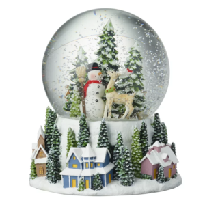 High Quality Snow Globes Christmas 2024 Custom 100mm Water Globes Wholesale