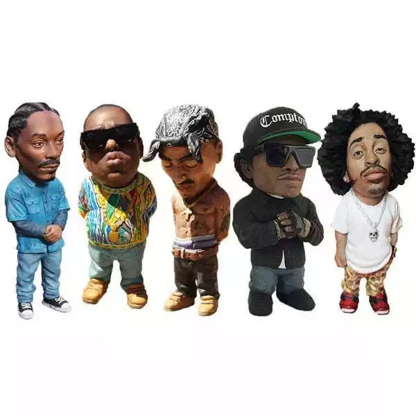 Legend Hip Hop Rapper Commemorative Resin Statue Bobblehead Dolls Custom Resin Figurines