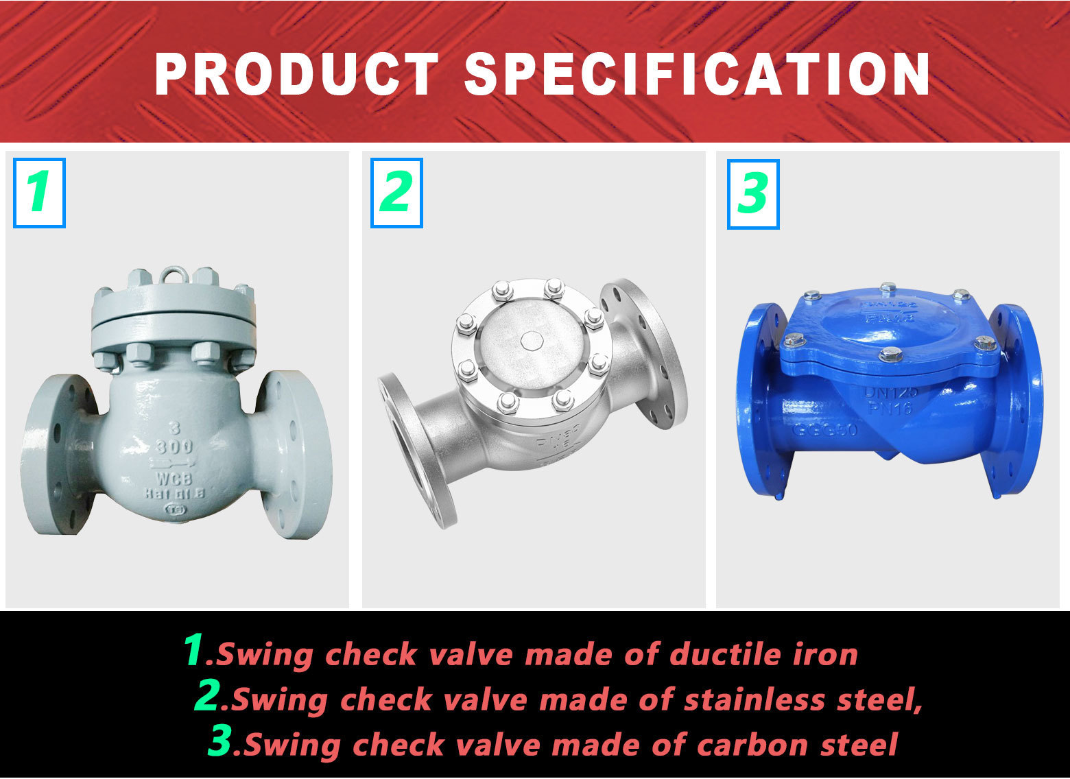 Swing Check Valve Pn 16 Stainless Steel valve swing check ANSI WCB Swing Check Valve