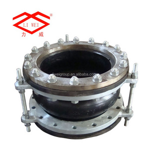 DN300 full face flange type rubber flexible joint for PVC pipe